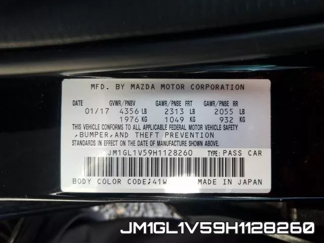 JM1GL1V59H1128260 фото 2