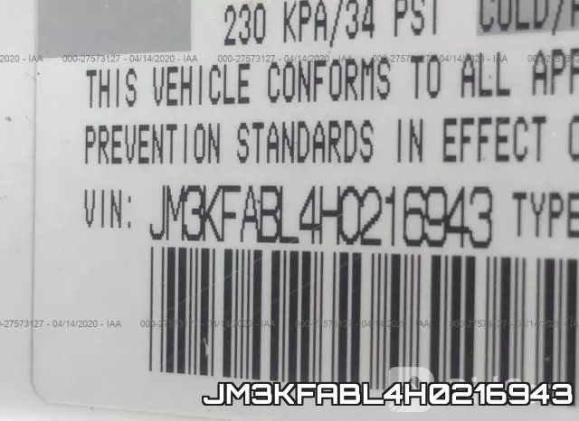 JM3KFABL4H0216943 фото 10