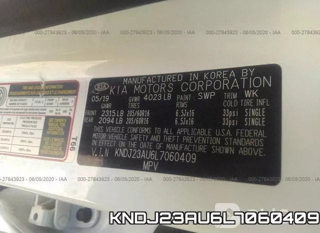 KNDJ23AU6L7060409 фото 10