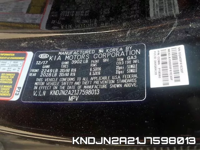 KNDJN2A21J7598013 фото 2