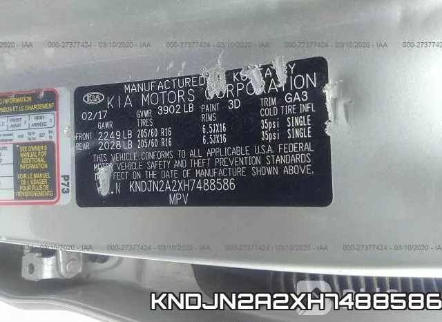 KNDJN2A2XH7488586 фото 10
