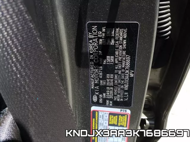 KNDJX3AA3K7686697 фото 2