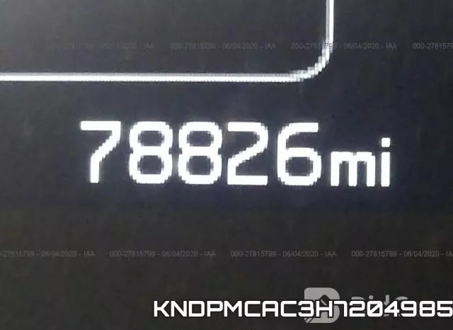 KNDPMCAC3H7204985 фото 8