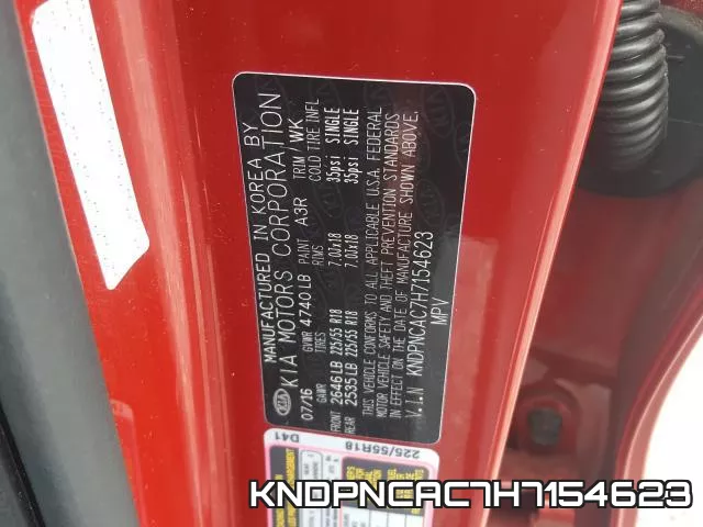 KNDPNCAC7H7154623 фото 2