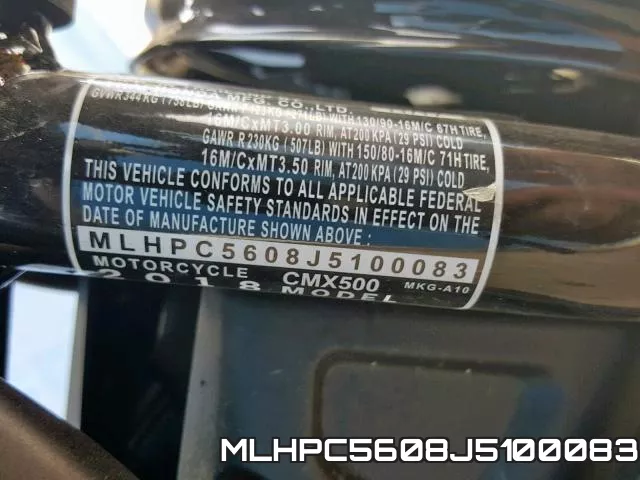 MLHPC5608J5100083 фото 2