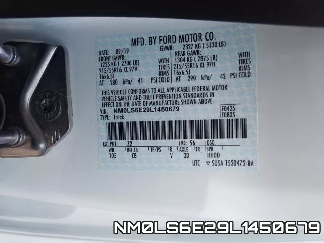 NM0LS6E29L1450679 фото 2