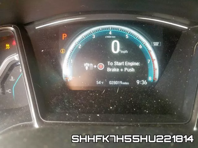 SHHFK7H55HU221814 фото 9