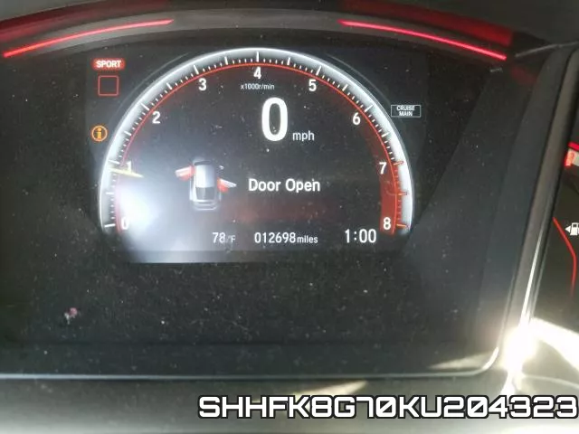 SHHFK8G70KU204323 фото 9