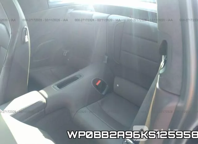 WP0BB2A96KS125958 фото 9
