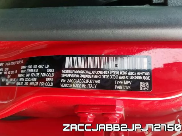 ZACCJABB2JPJ72750 фото 2