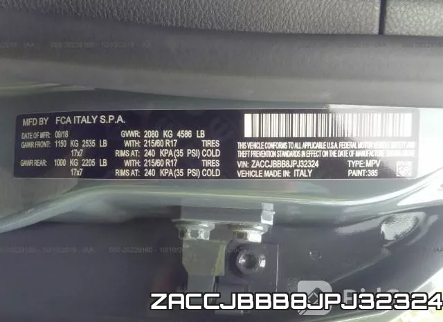 ZACCJBBB8JPJ32324 фото 10