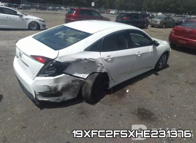 19XFC2F5XHE231376 фото 5