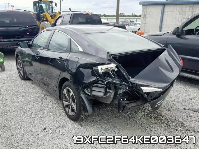 19XFC2F64KE003647 фото 4