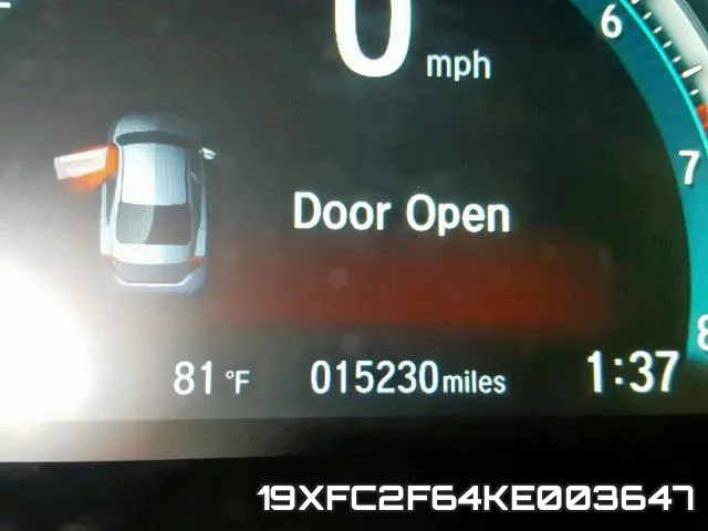 19XFC2F64KE003647 фото 9