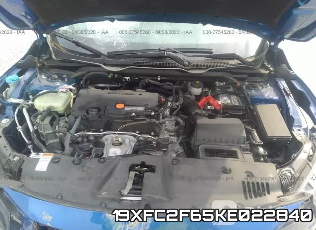 19XFC2F65KE022840 фото 2