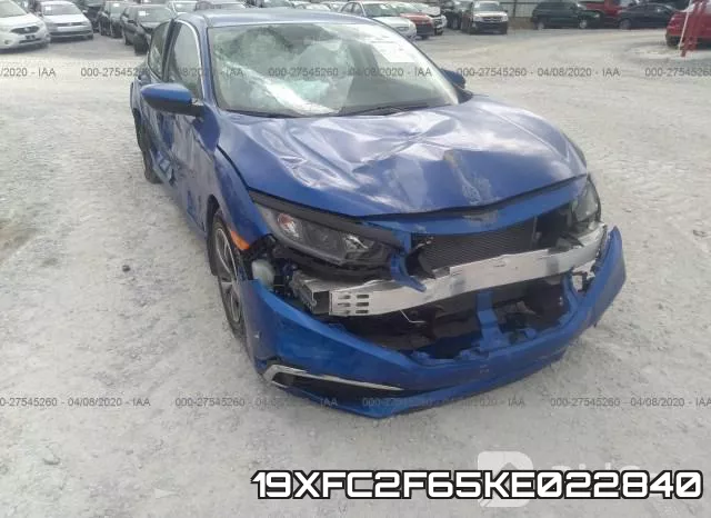 19XFC2F65KE022840 фото 7