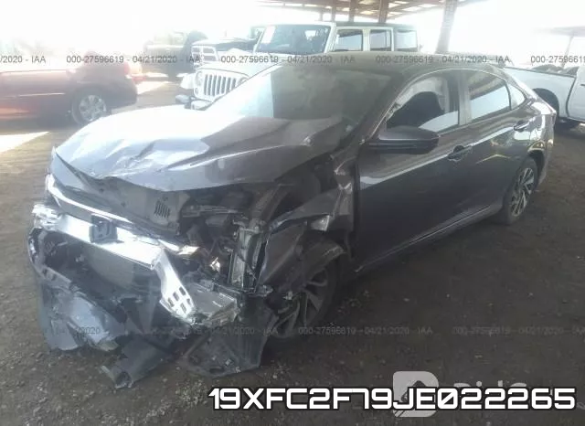 19XFC2F79JE022265 фото 3