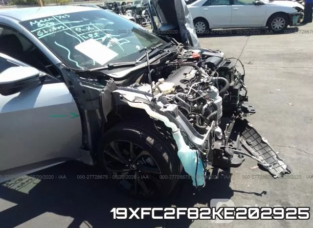 19XFC2F82KE202925 фото 7