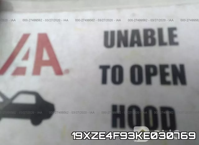19XZE4F93KE030769 фото 2