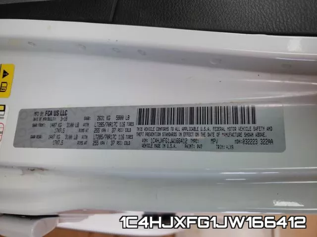 1C4HJXFG1JW166412 фото 2