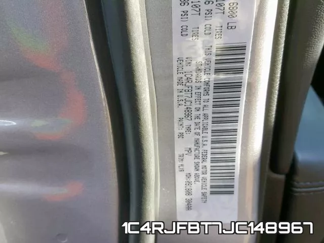 1C4RJFBT7JC148967 фото 2