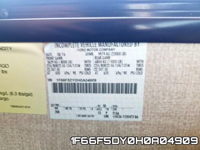 1F66F5DY0H0A04909 фото 2