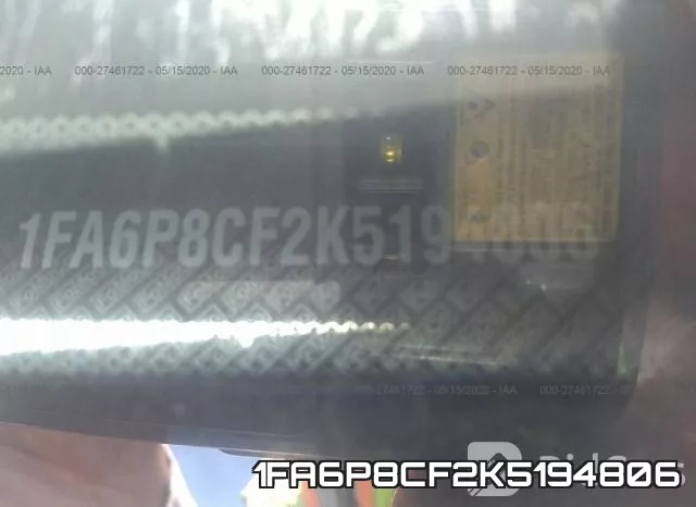 1FA6P8CF2K5194806 фото 10