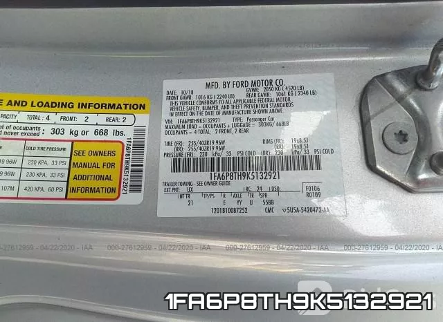 1FA6P8TH9K5132921 фото 10