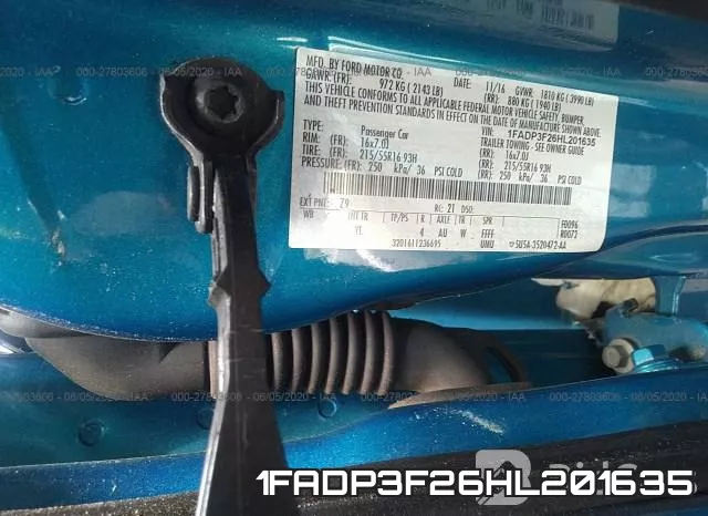 1FADP3F26HL201635 фото 10