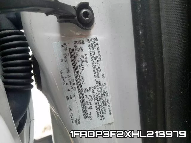 1FADP3F2XHL213979 фото 2