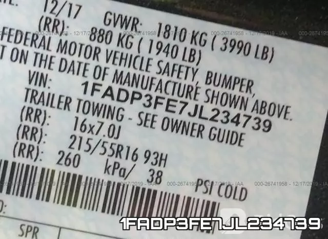 1FADP3FE7JL234739 фото 10