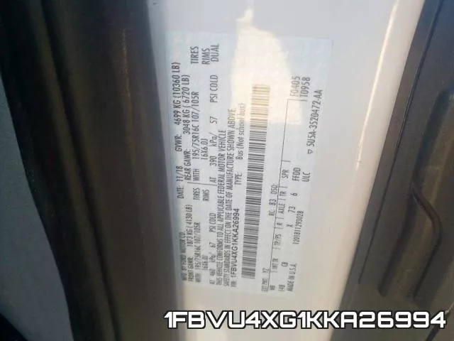 1FBVU4XG1KKA26994 фото 2