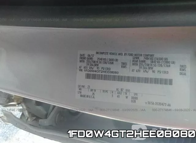 1FD0W4GT2HEE08080 фото 10