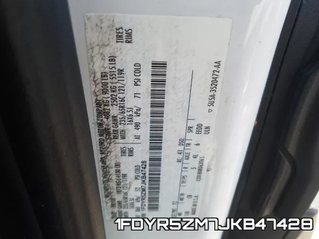 1FDYR5ZM7JKB47428 фото 2