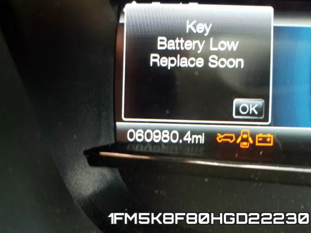 1FM5K8F80HGD22230 фото 9