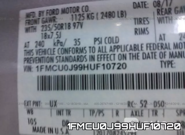 1FMCU0J99HUF10720 фото 10