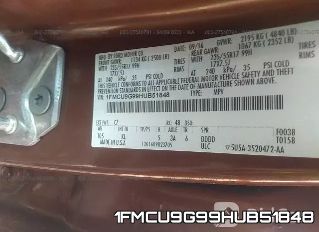 1FMCU9G99HUB51848 фото 10
