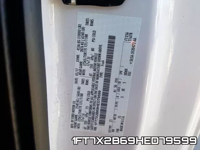 1FT7X2B69HED79599 фото 2