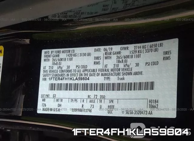 1FTER4FH1KLA59804 фото 10