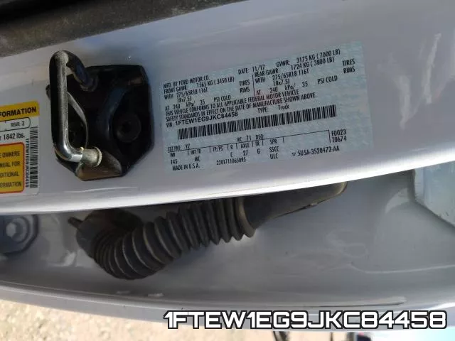 1FTEW1EG9JKC84458 фото 2