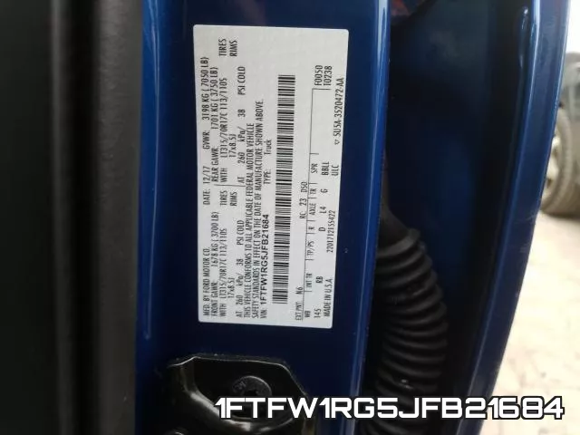1FTFW1RG5JFB21684 фото 2