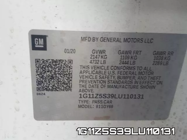 1G11Z5S39LU110131 фото 2