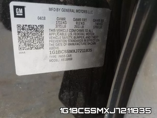 1G1BC5SMXJ7211835 фото 2