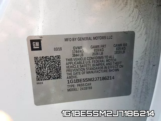 1G1BE5SM2J7186214 фото 2