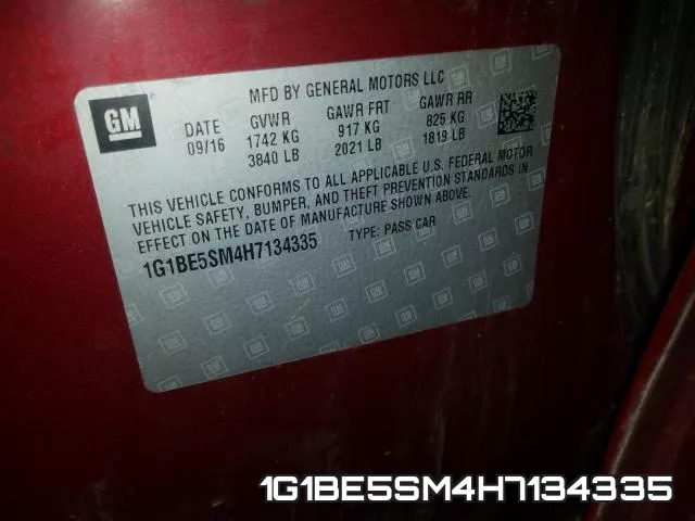 1G1BE5SM4H7134335 фото 2
