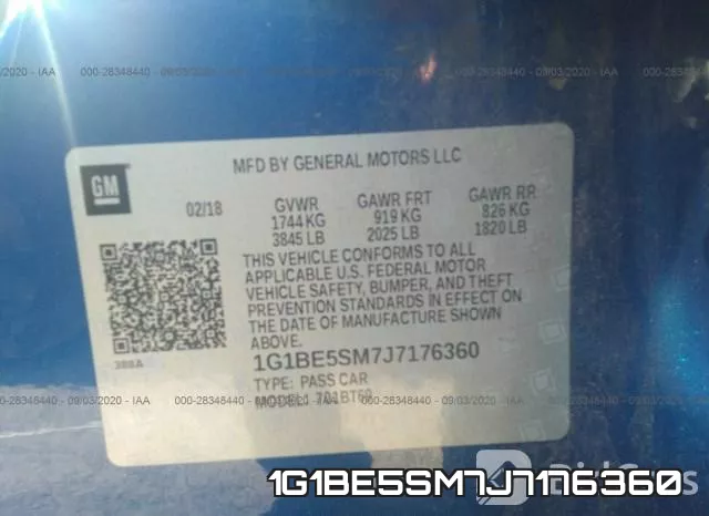 1G1BE5SM7J7176360 фото 10