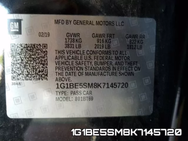 1G1BE5SM8K7145720 фото 2
