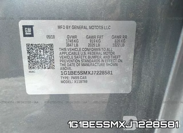1G1BE5SMXJ7228581 фото 10