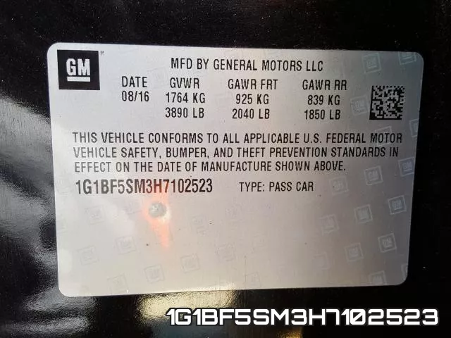 1G1BF5SM3H7102523 фото 2