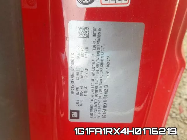 1G1FA1RX4H0176213 фото 2